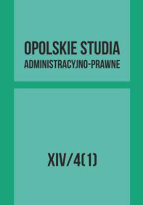 Obrazek Opolskie Studia Administracyjno-Prawne XIV/4[1]