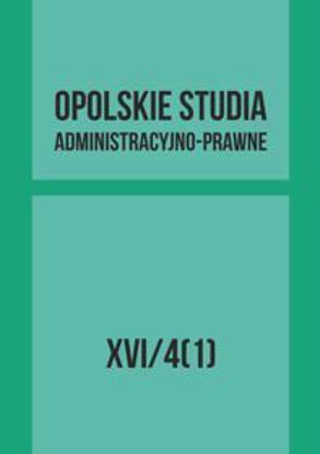 Obrazek Opolskie Studia Administracyjno-Prawne XVI/4[1]