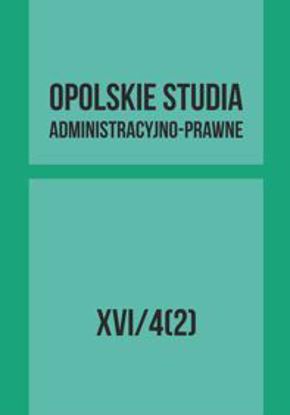 Obrazek Opolskie Studia Administracyjno-Prawne XVI/4[2]