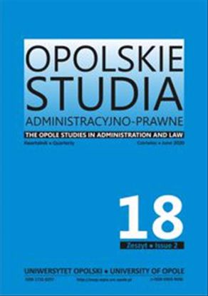 Obrazek Opolskie Studia Administracyjno-Prawne 18/2
